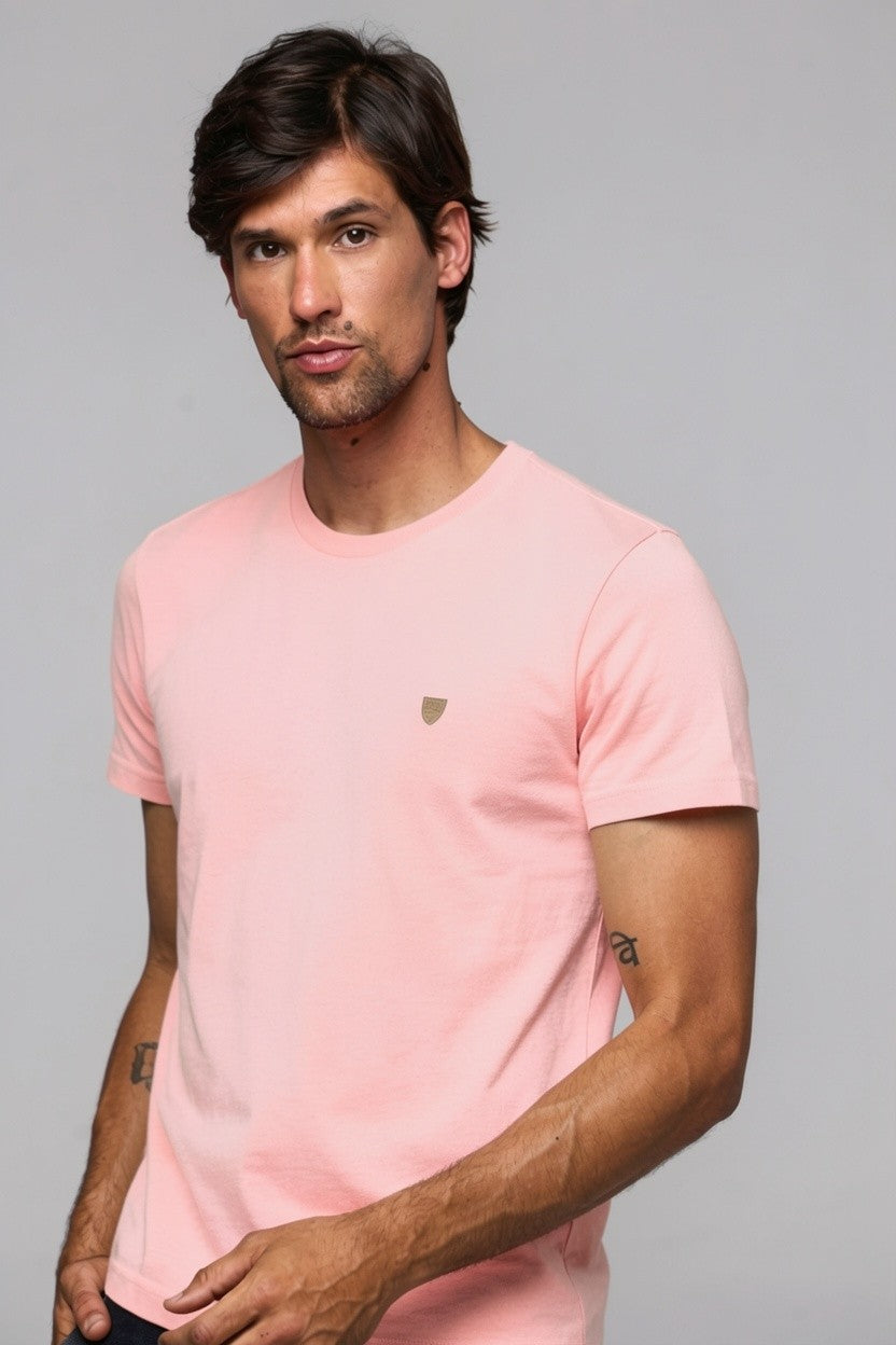 30002 T SHIRT BASICA COTTON MASC MC SLIM FIT