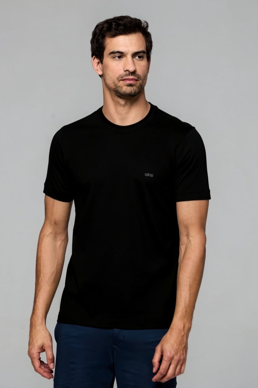 30216- CAMISETA GOLA MÉDIA M.MALHA