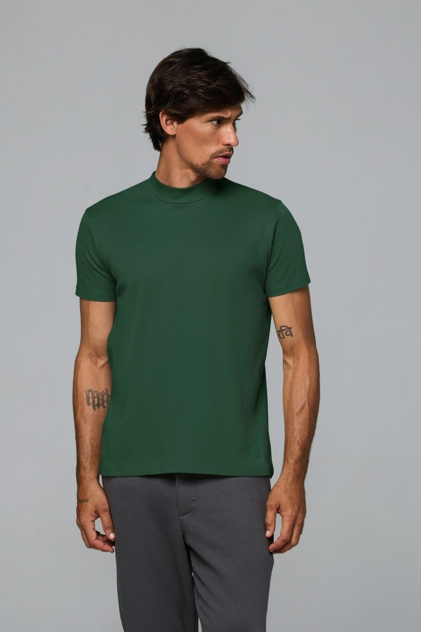 30225- CAMISETA GOLA ROLE SUEDINE