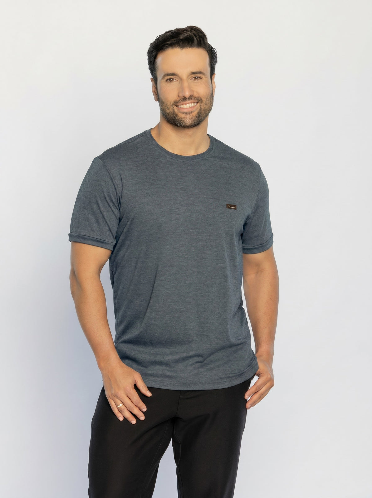 30265 - CAMISETA M/C GOLA CARECA OLIMPO GOLD D.