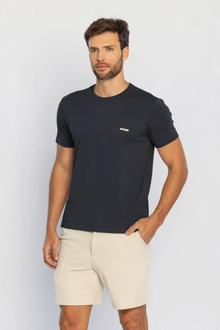 30276-CAMISETA M/C GOLA CARECA COTTON