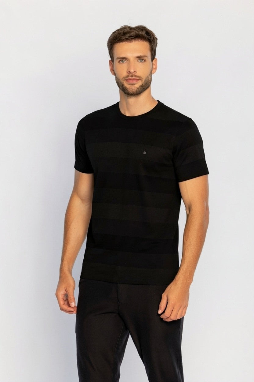 30290-CAMISETA MC GOLA CARECA RAPPORT