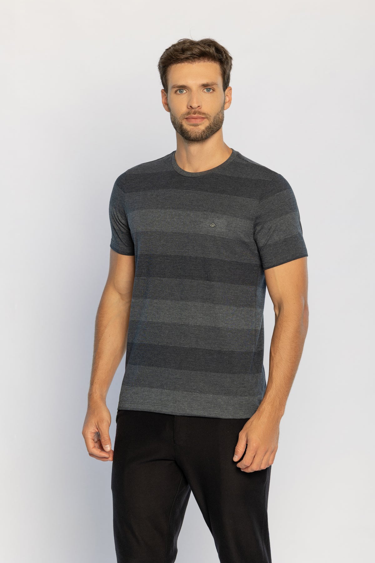 30290-CAMISETA MC GOLA CARECA RAPPORT