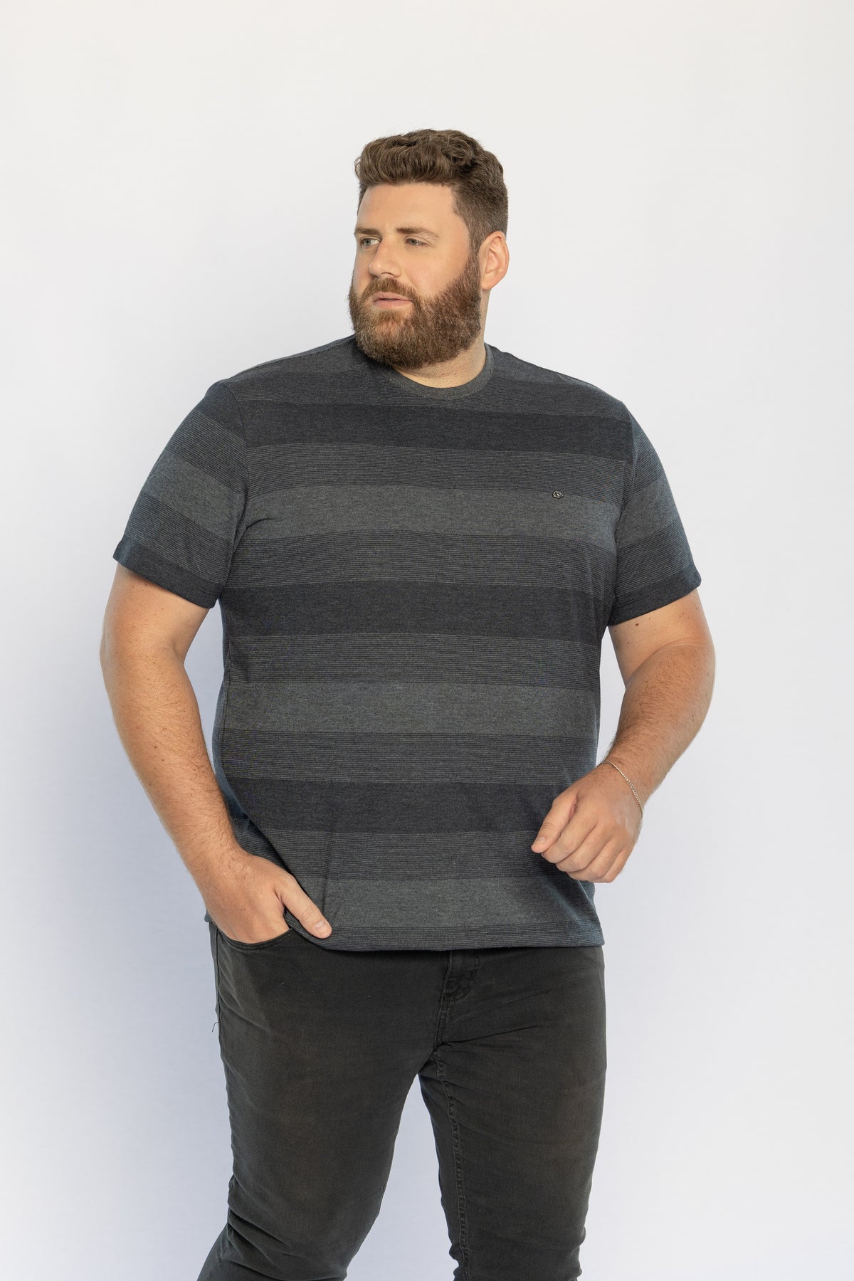 30290-CAMISETA MC GOLA CARECA RAPPORT