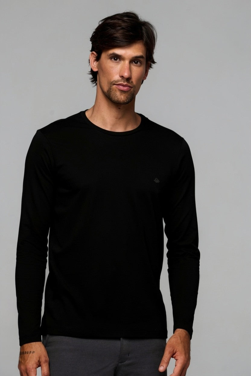 32001 T SHIRT BASICA MEIA MALHA MASC ML