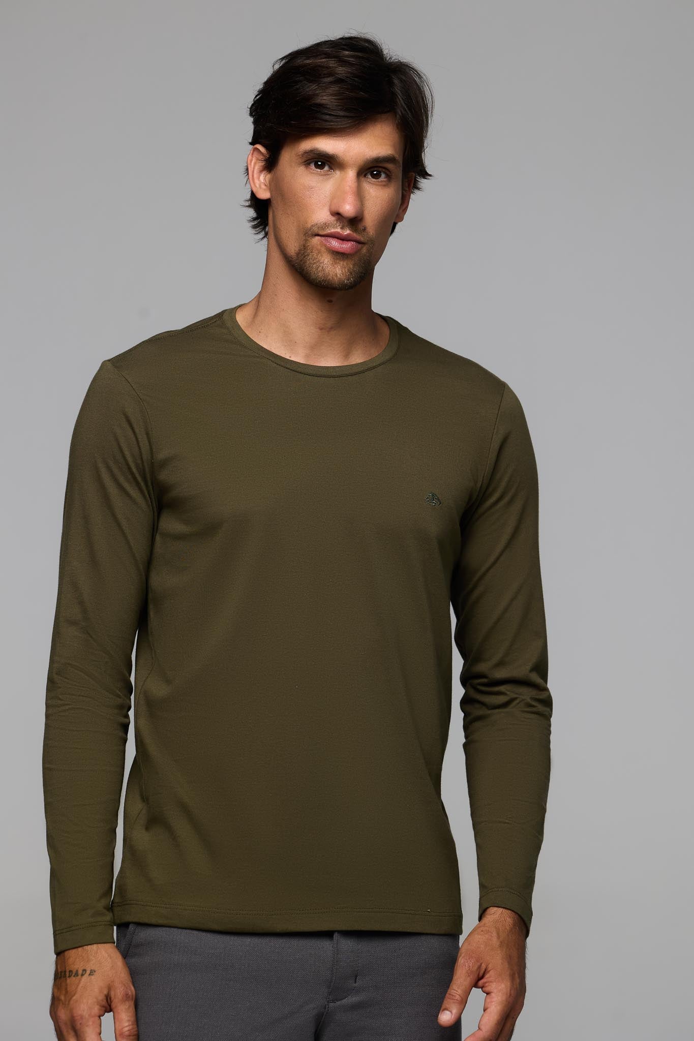 32001 T SHIRT BASICA MEIA MALHA MASC ML