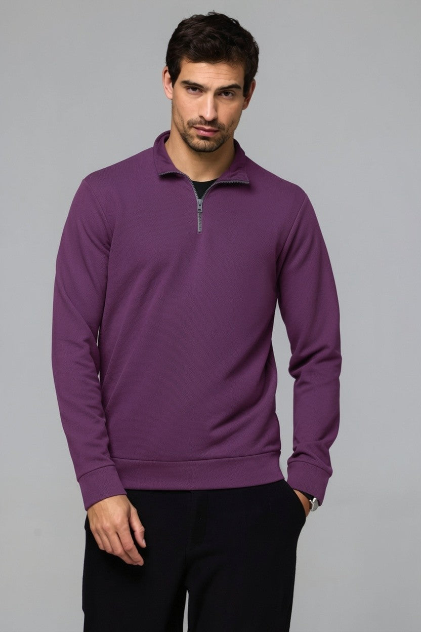 32007-CAMISETA M/L COM ZIPER MALHA ARTISAN