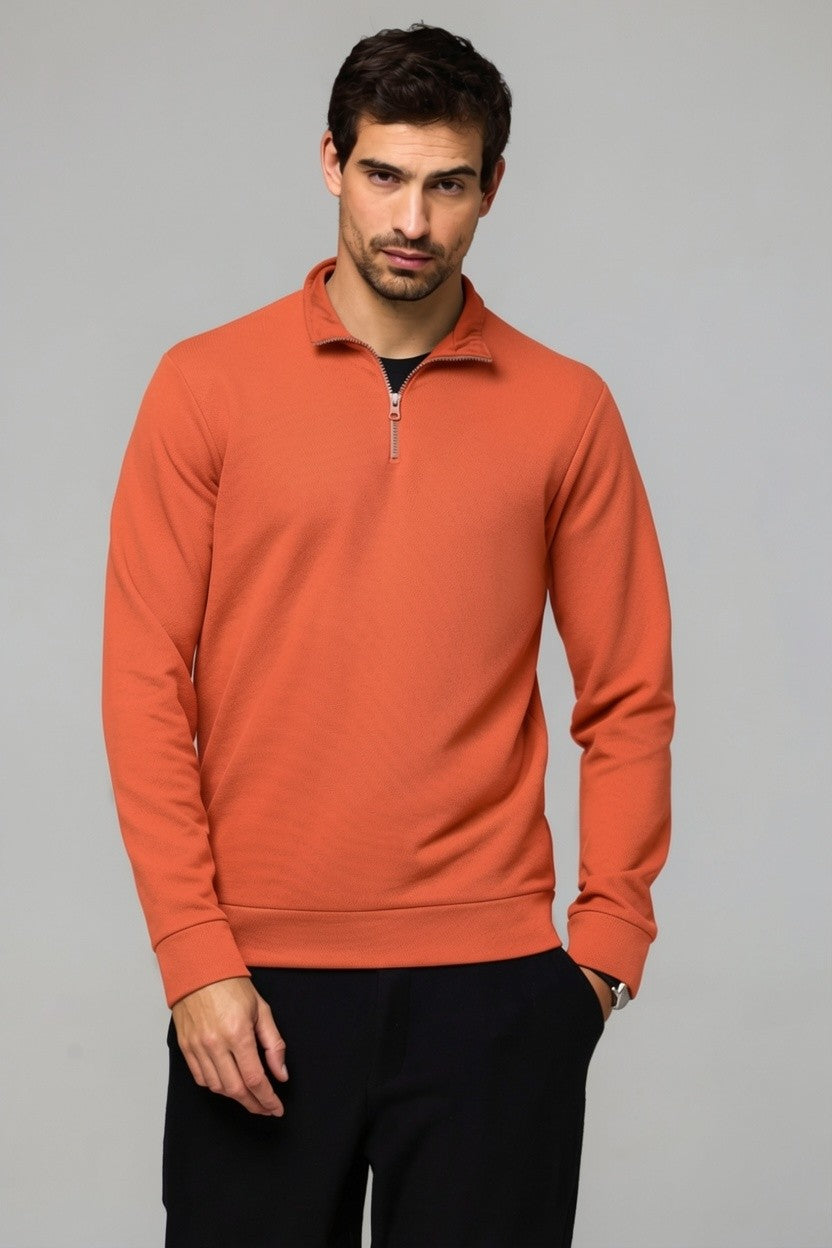 32007-CAMISETA M/L COM ZIPER MALHA ARTISAN