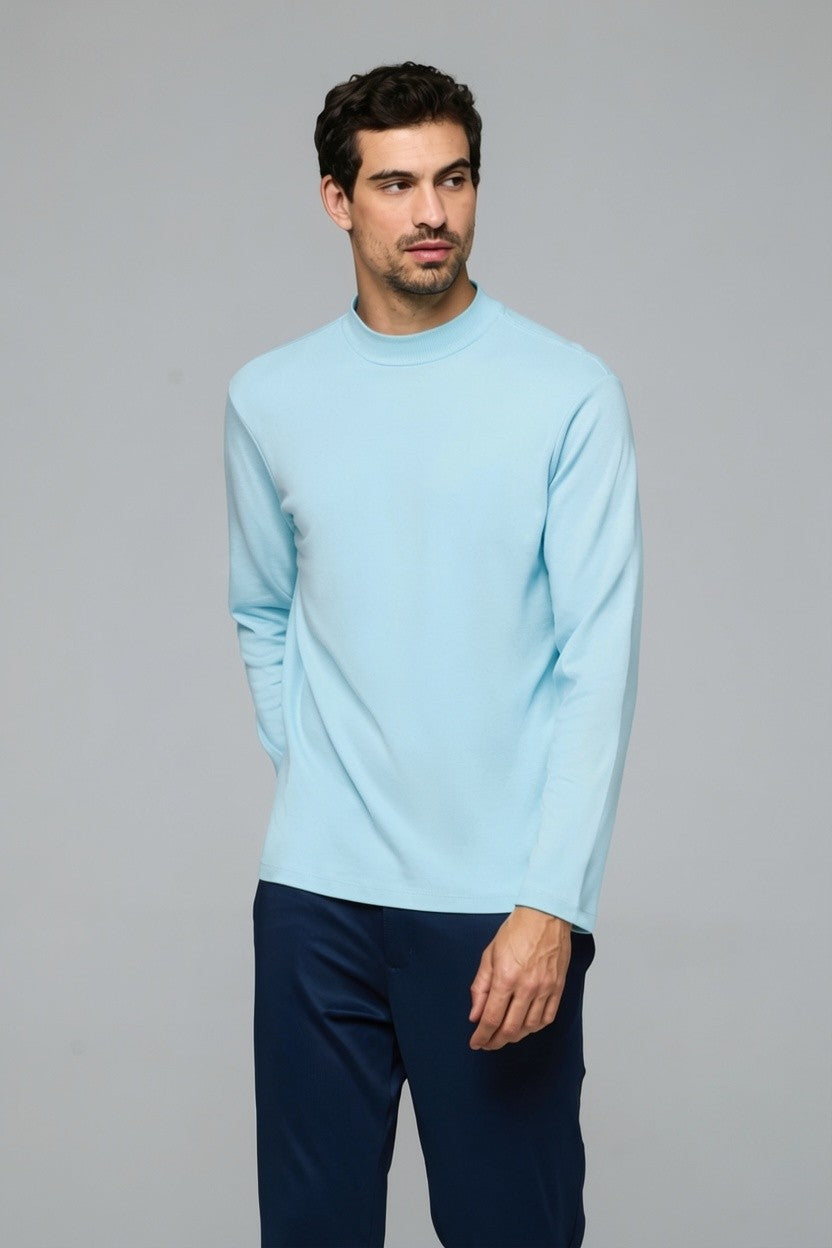 32012-CAMISETA GOLA ROLE M/L SUEDINE