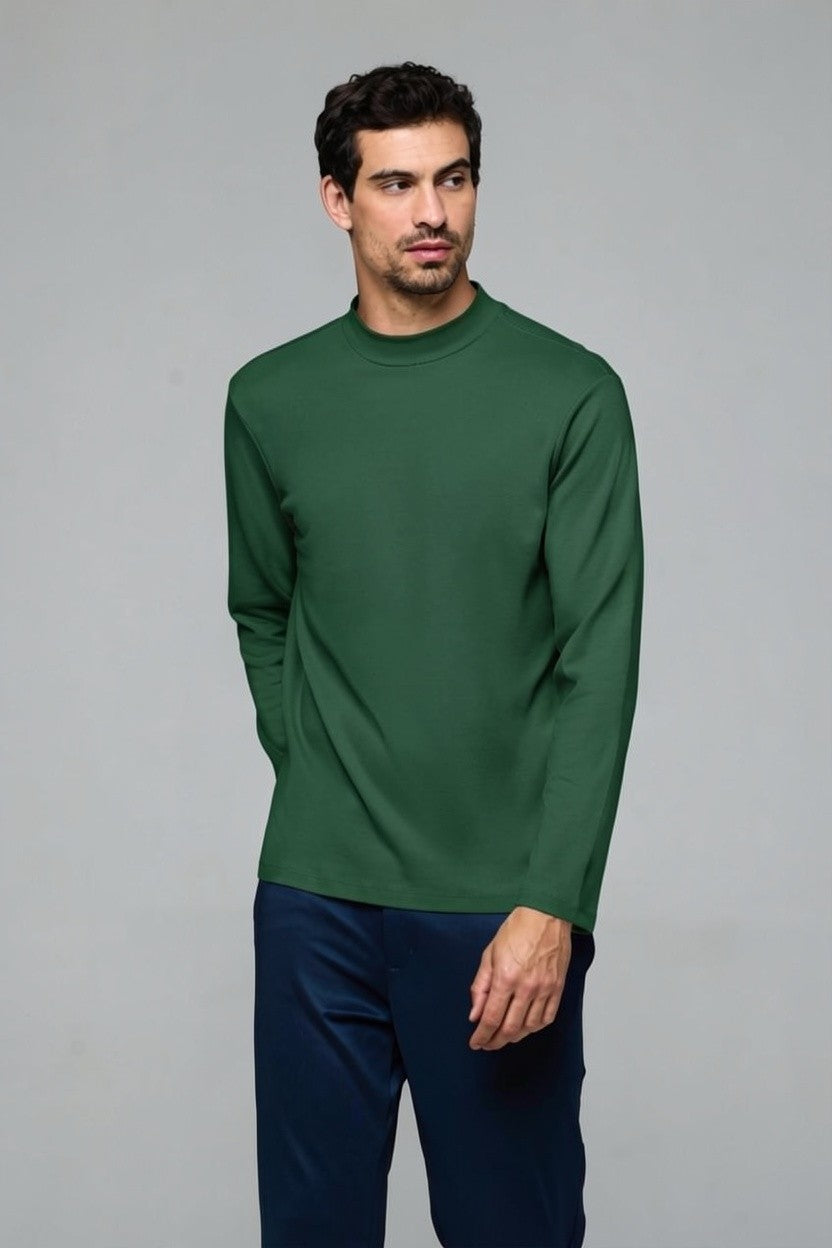 32012-CAMISETA GOLA ROLE M/L SUEDINE