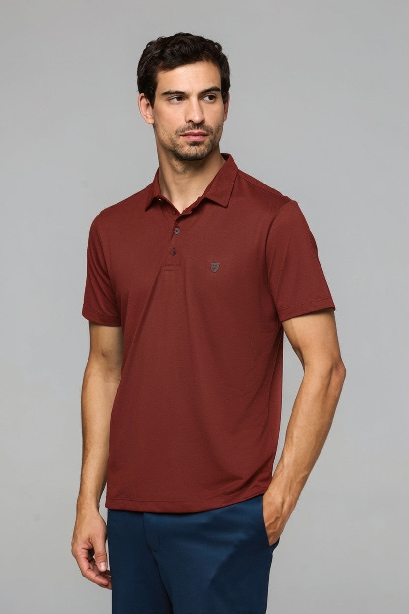 40004 POLO BASICA MALHA PV MASC MC