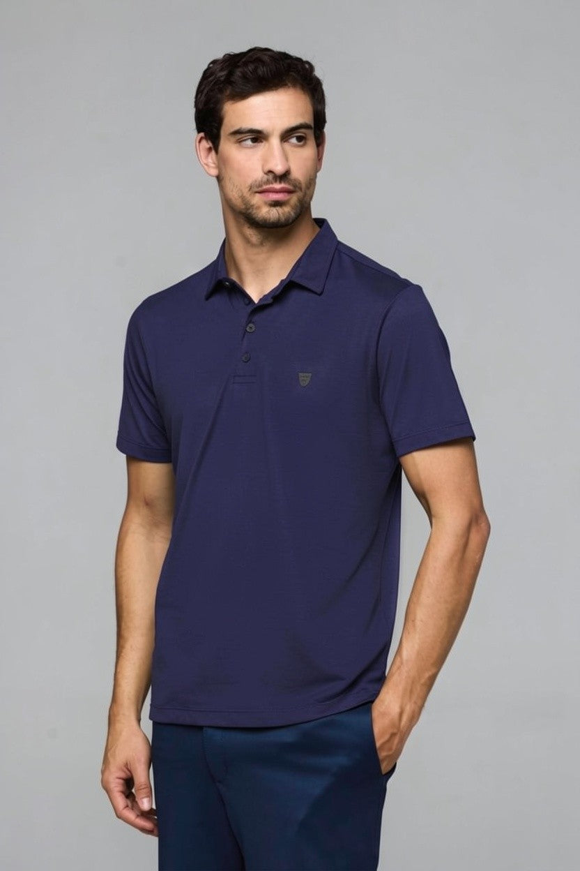 40004 POLO BASICA MALHA PV MASC MC