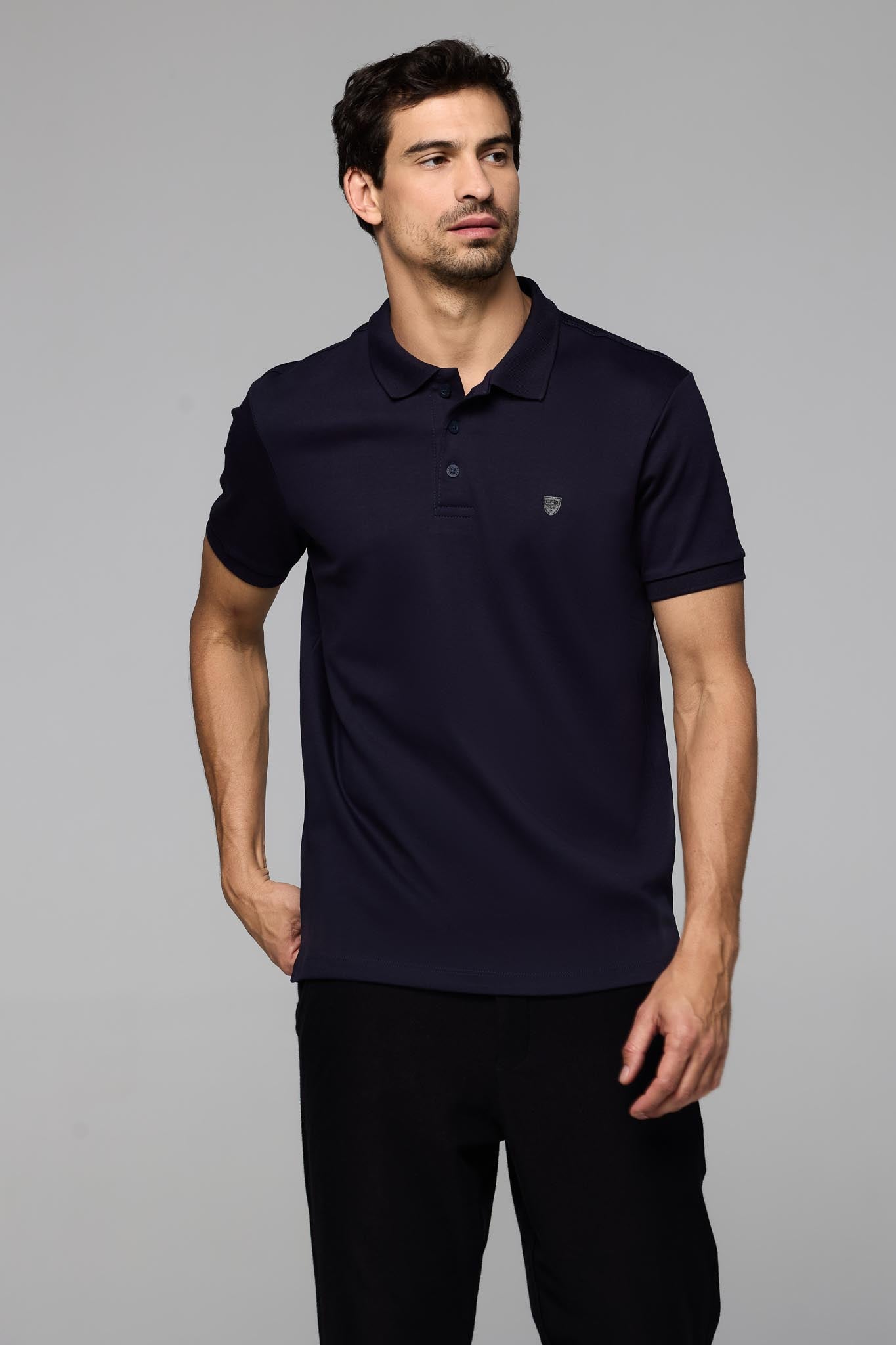 40008 POLO BASICA SUEDINE MASC MC