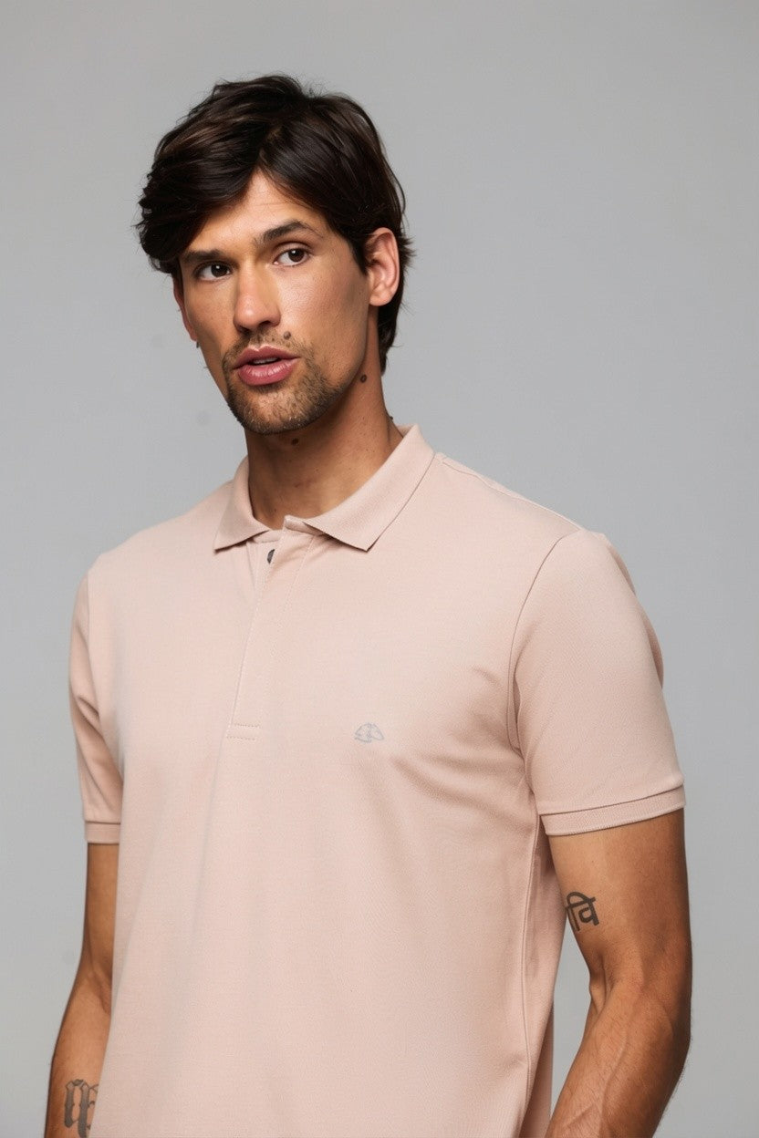 40184- POLO MC  PIQUET FLORA