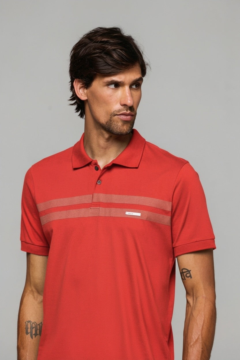 40198- POLO MC TRADICIONAL M.MALHA