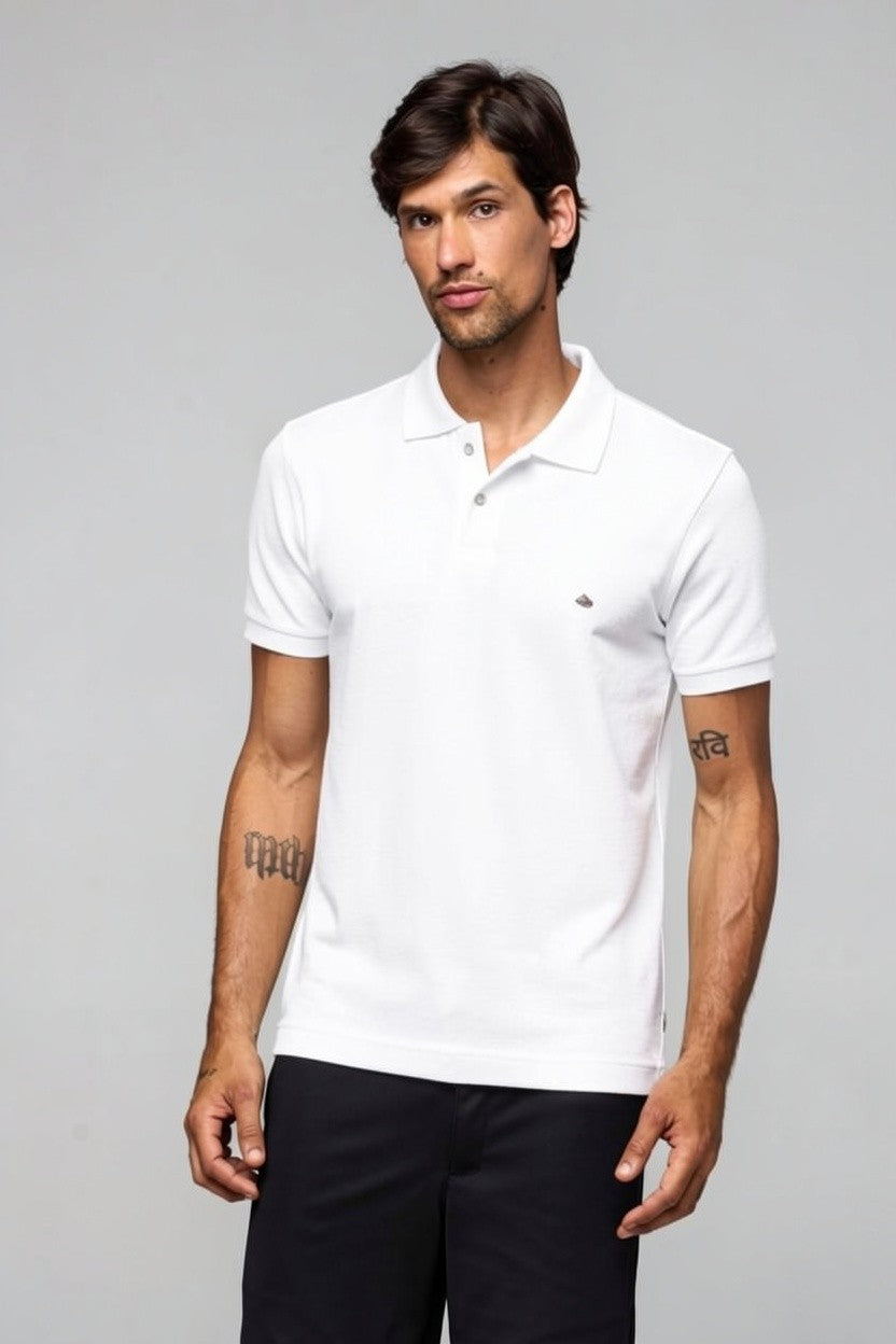 40208- POLO MC  PIQUET MIX STRECH