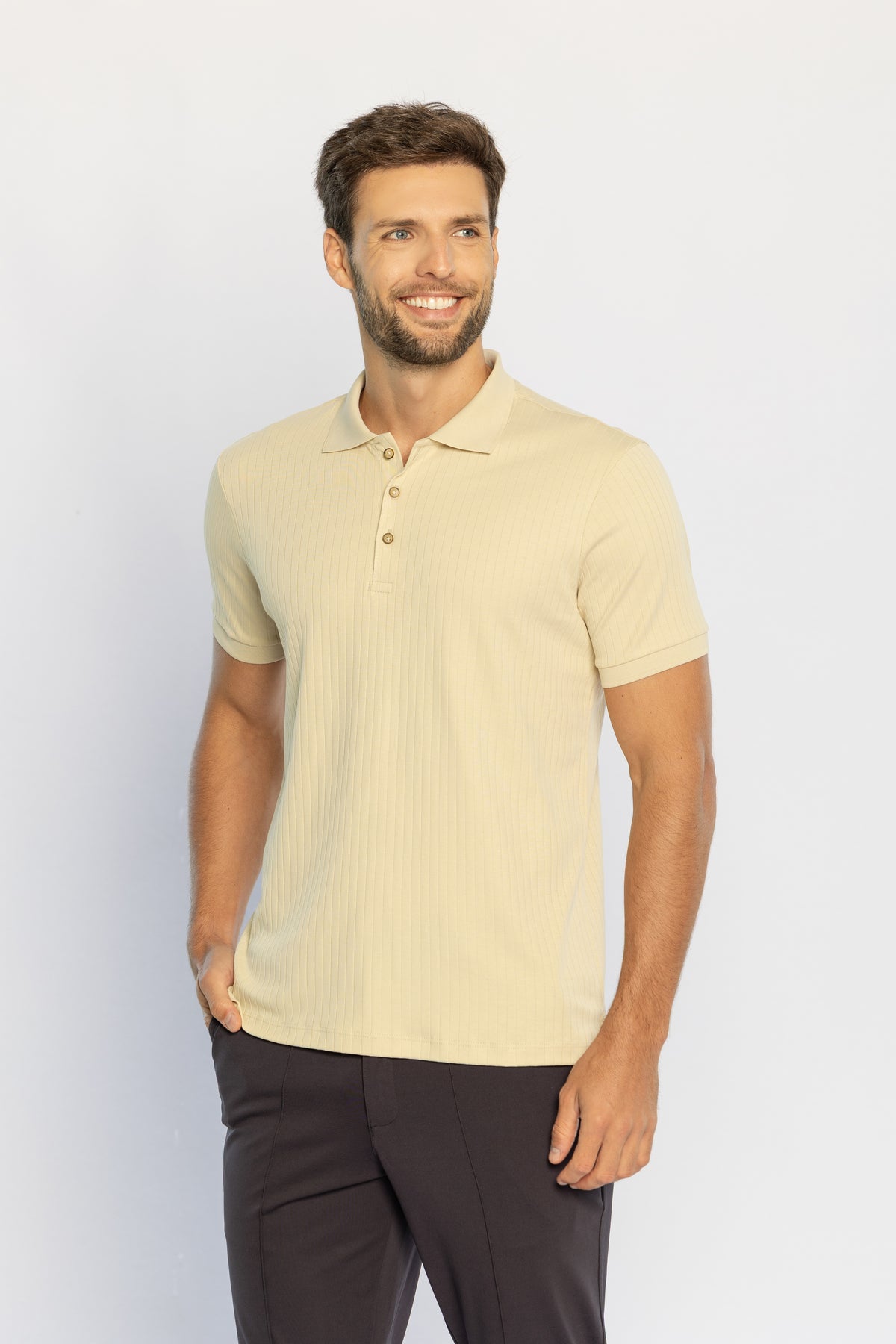 40215-CAMISETA M/C GOLA POLO MALHA MANTOVA