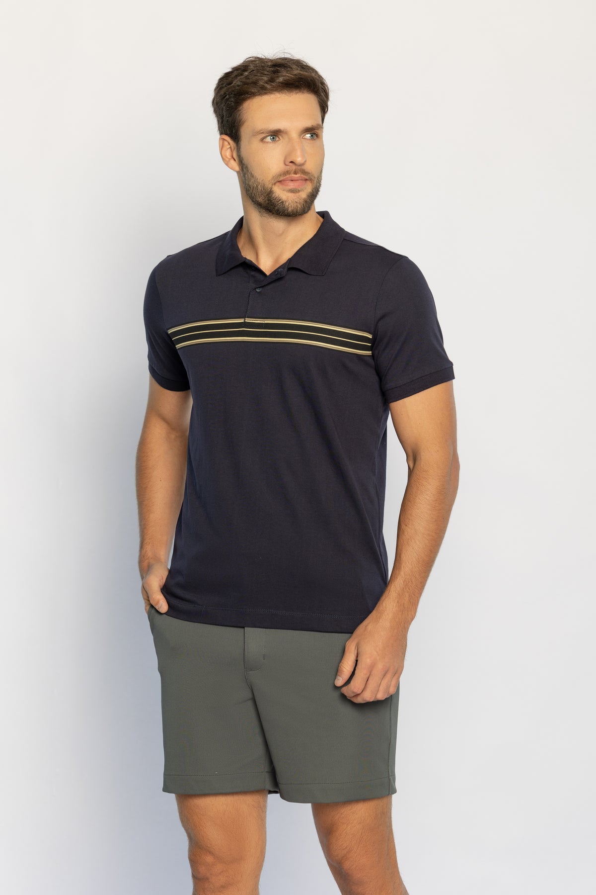 40216-CAMISETA M/C GOLA POLO M.MALHA
