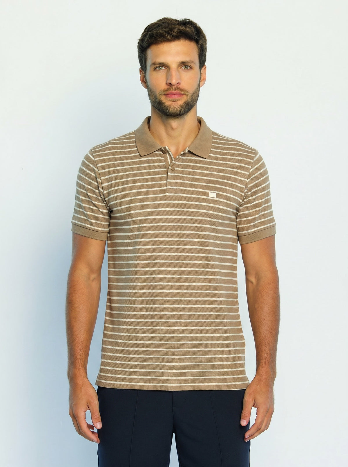 40218-CAMISETA M/C GOLA POLO MALHA APIS