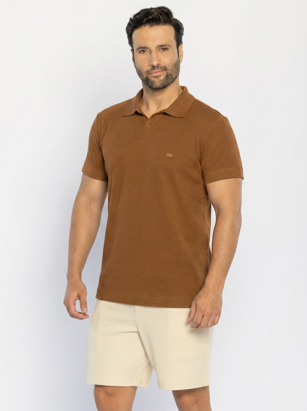 40221-CAMISETA M/C GOLA POLO TRICOT  HAVEM