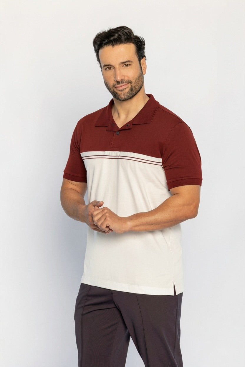 40222-CAMISETA M/C GOLA POLO M.MALHA