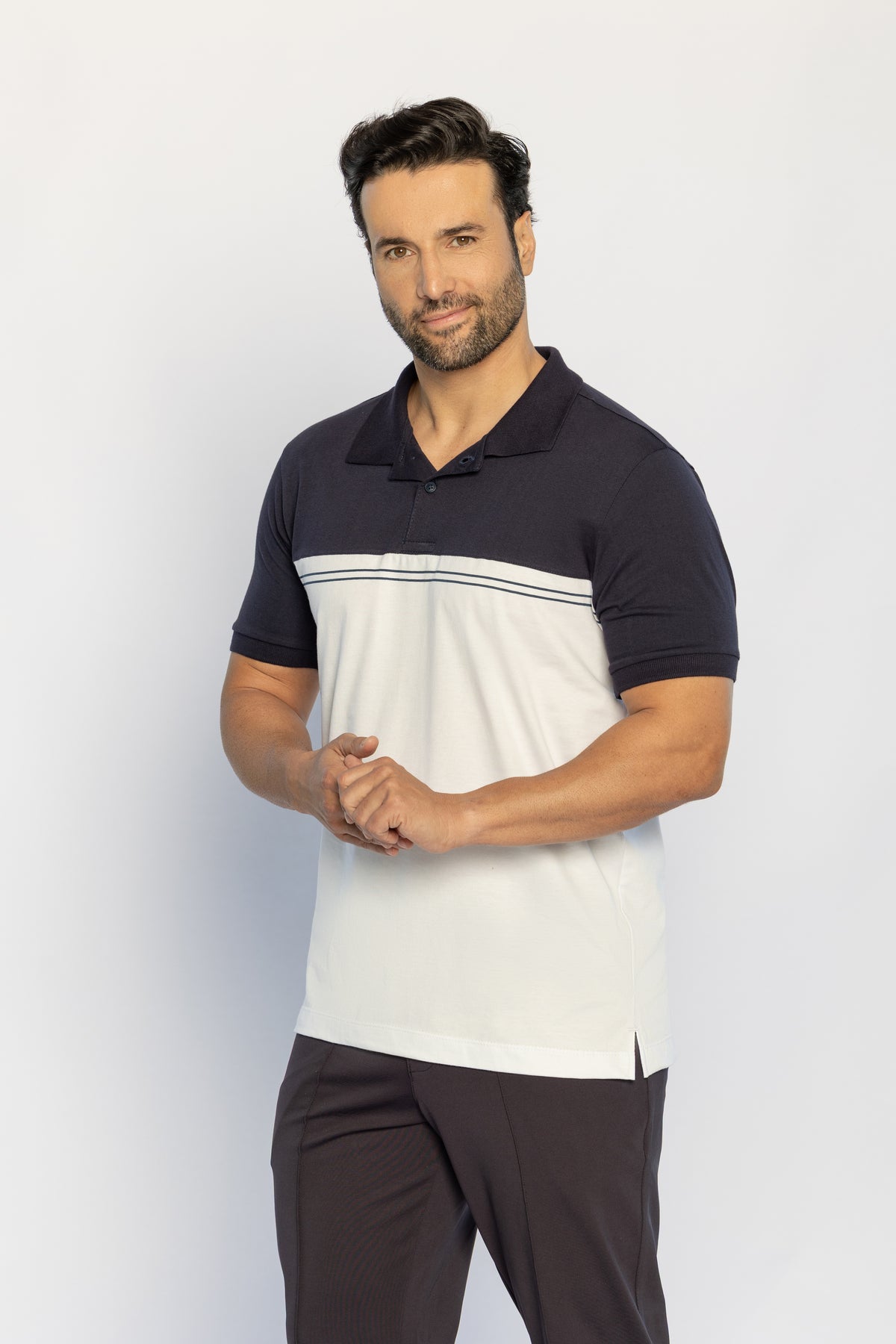 40222-CAMISETA M/C GOLA POLO M.MALHA