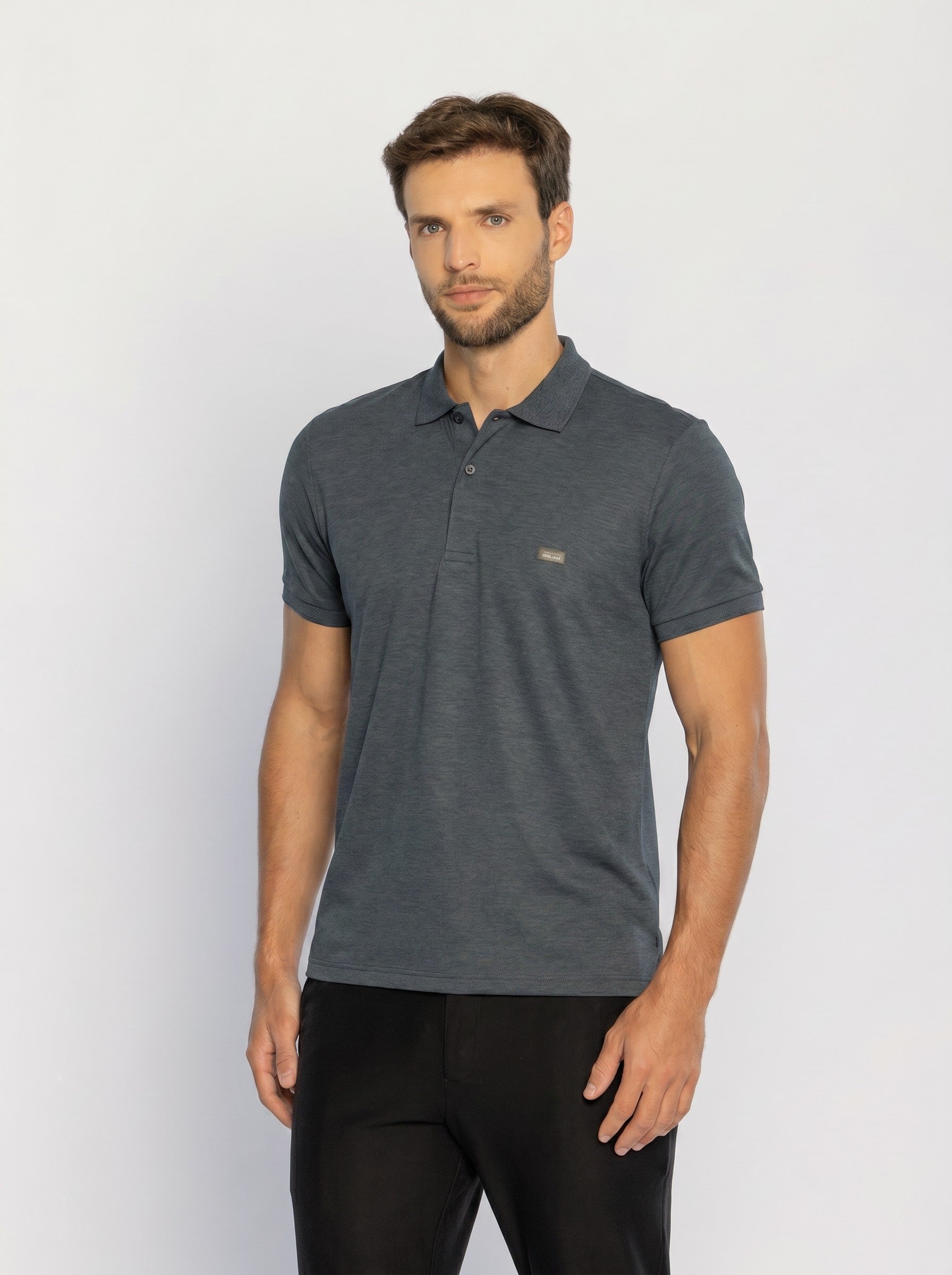 40223-CAMISETA M/C GOLA POLO MALHA OLIMPO GOLD D.