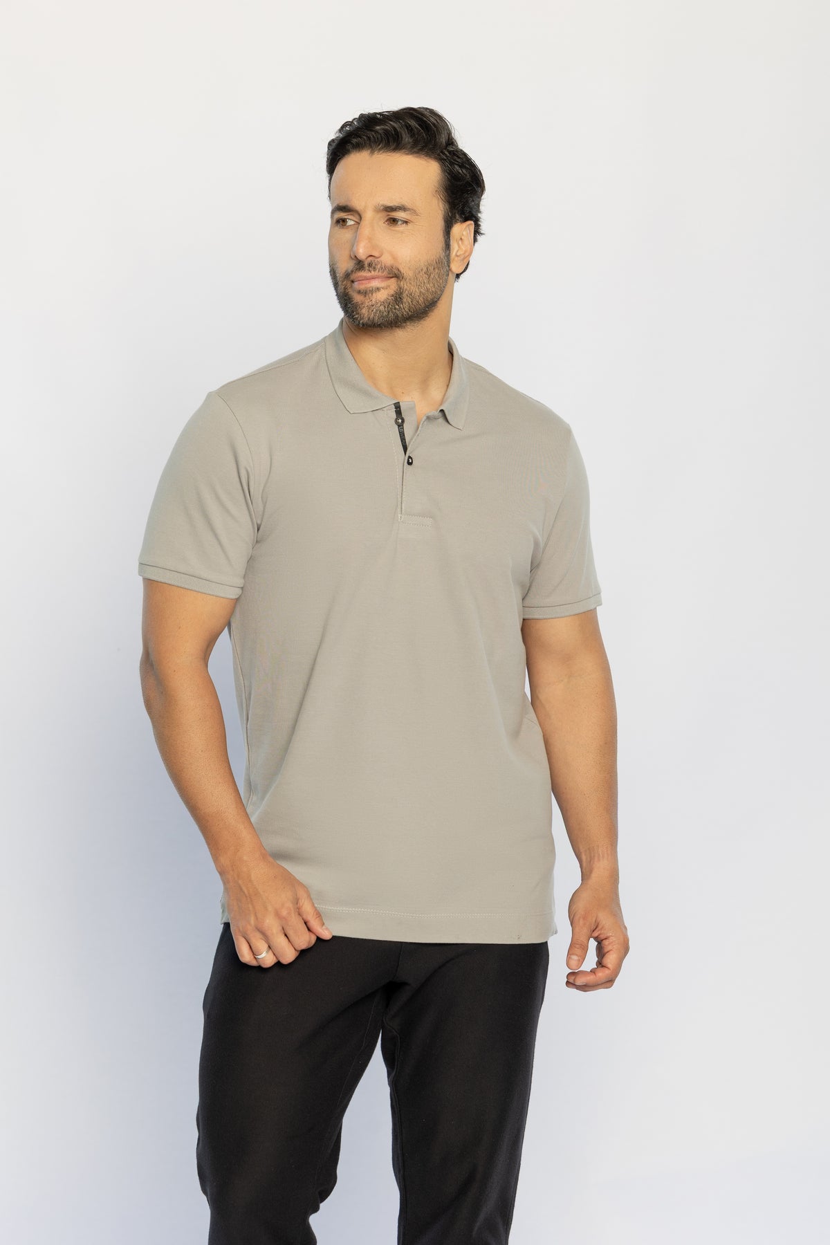 40225-CAMISETA M/C GOLA POLO PIQUET FLORA