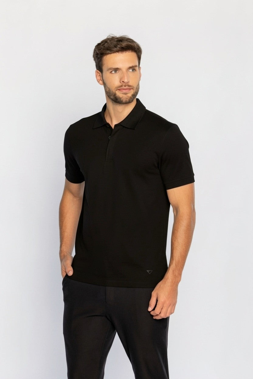 40226-CAMISETA M/C GOLA POLO PIQUET FLORA