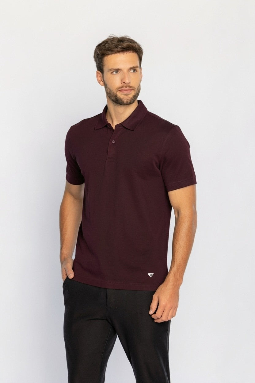 40226-CAMISETA M/C GOLA POLO PIQUET FLORA