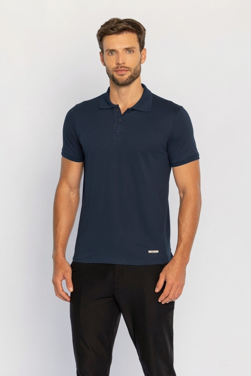 40227-CAMISETA M/C GOLA POLO M.MALHA