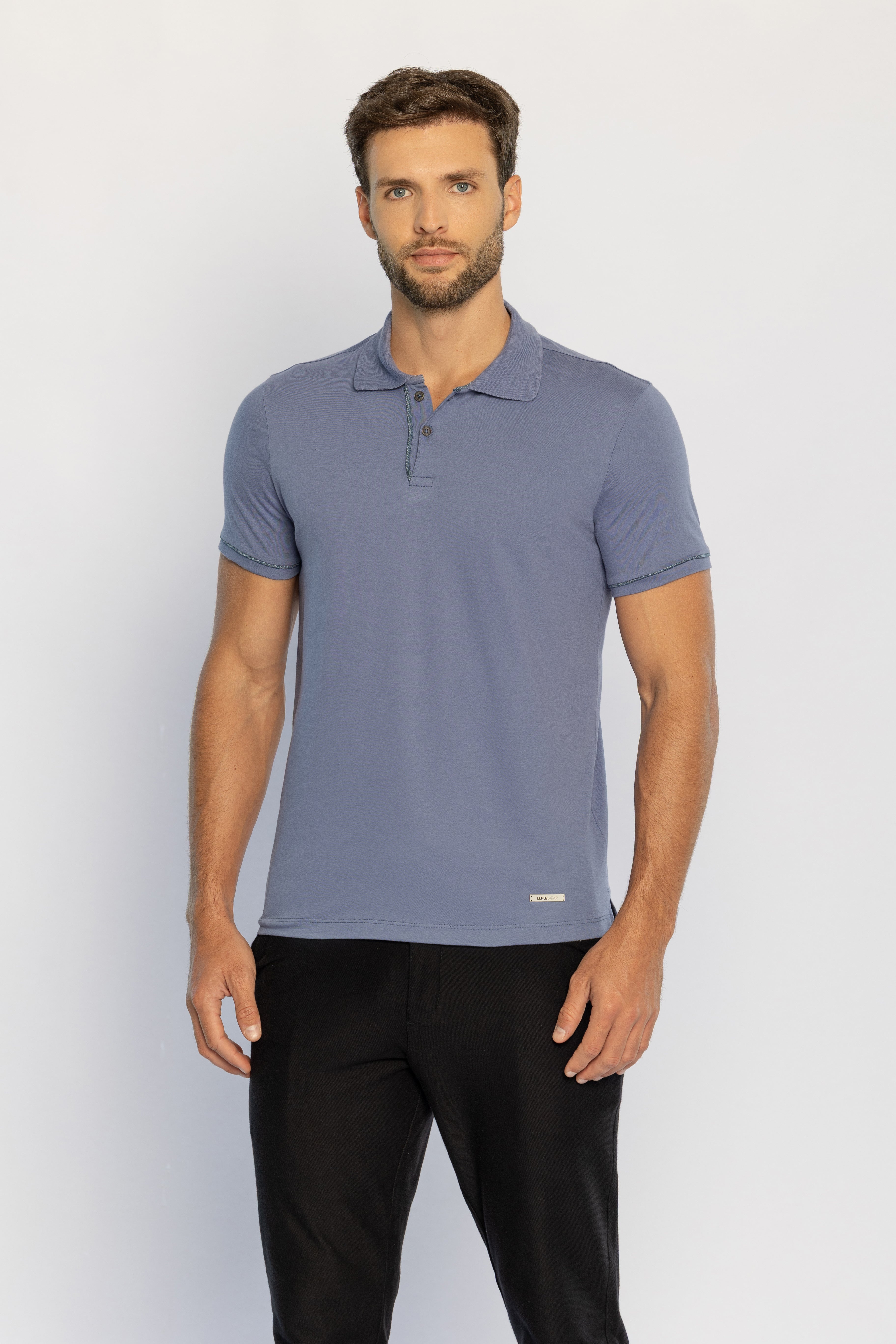 40227-CAMISETA M/C GOLA POLO M.MALHA