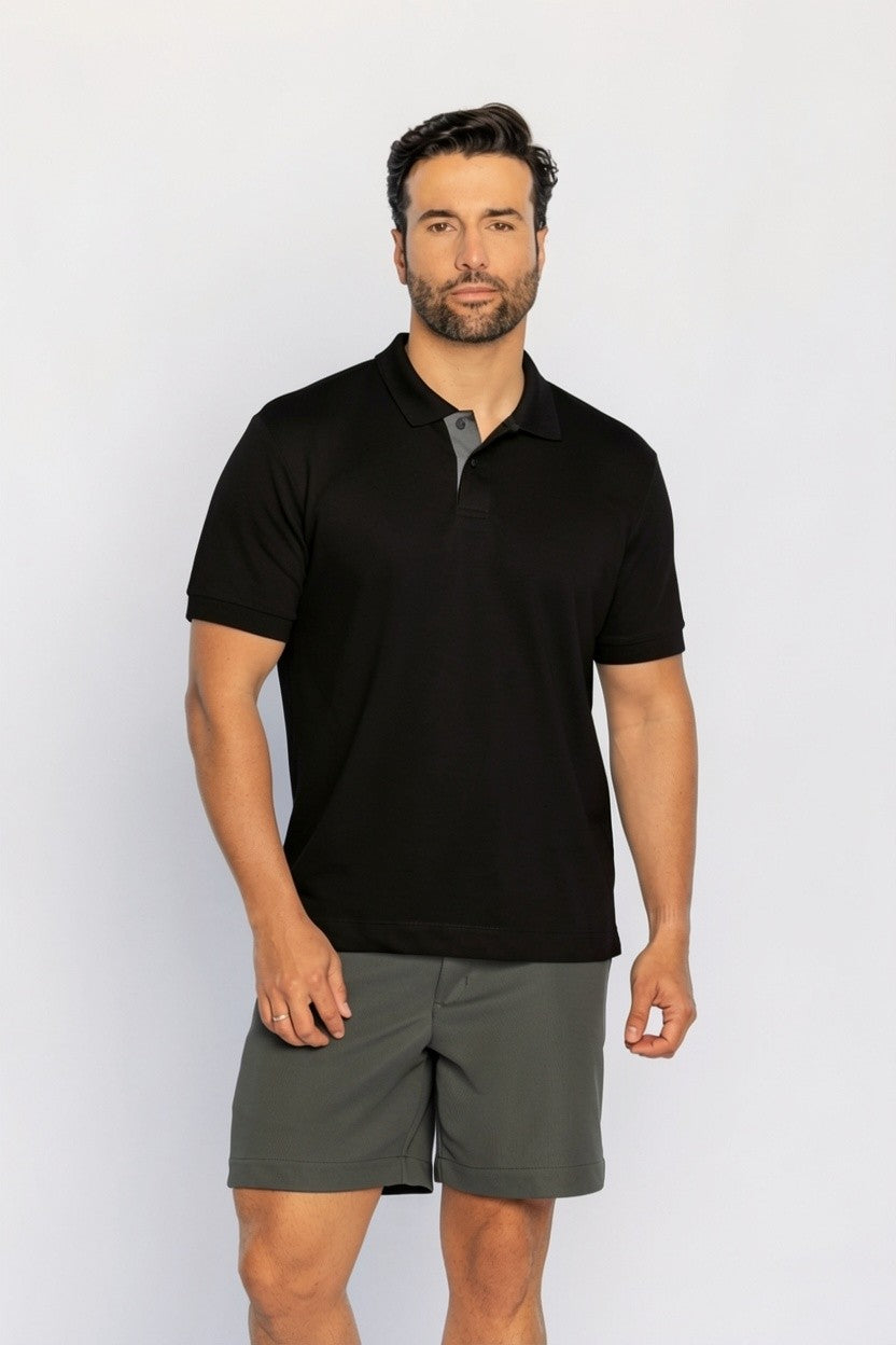40228-CAMISETA M/C GOLA POLO PIQUET ÉVORA