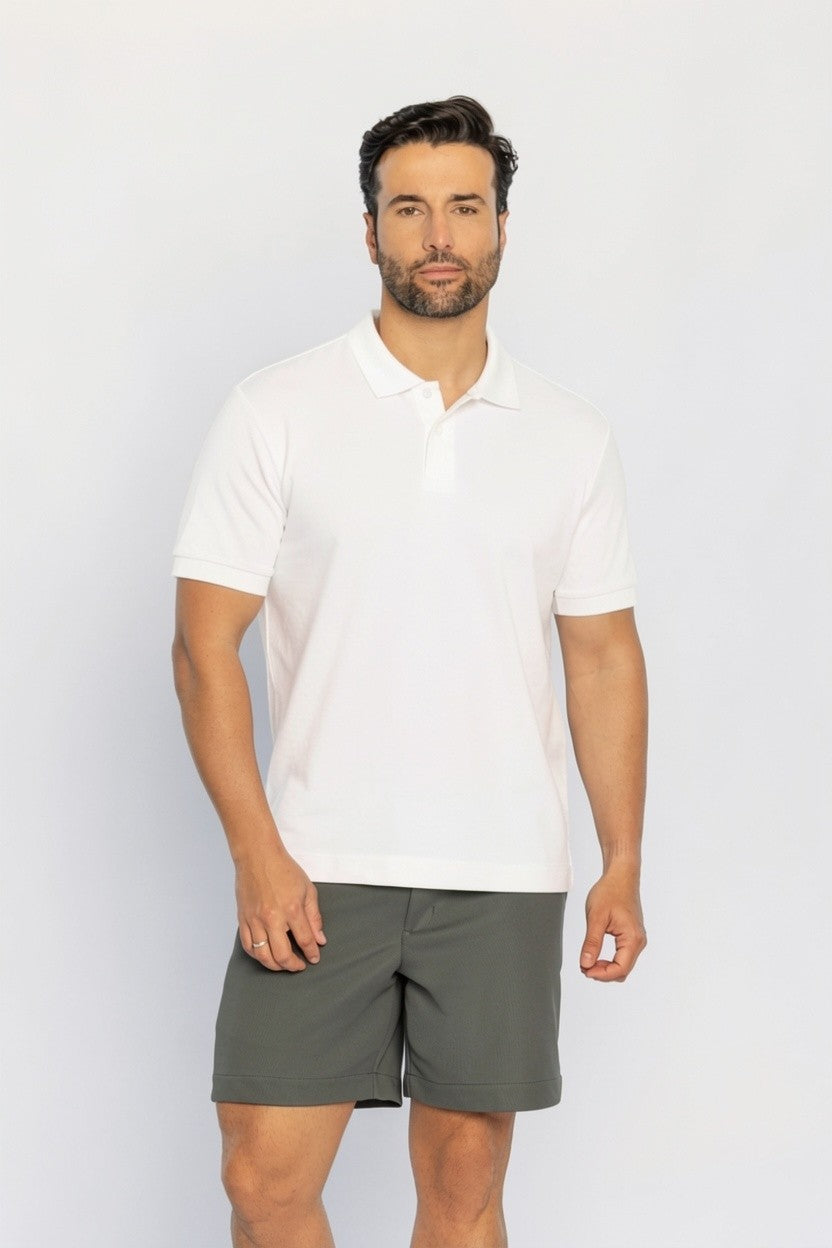 40228-CAMISETA M/C GOLA POLO PIQUET ÉVORA