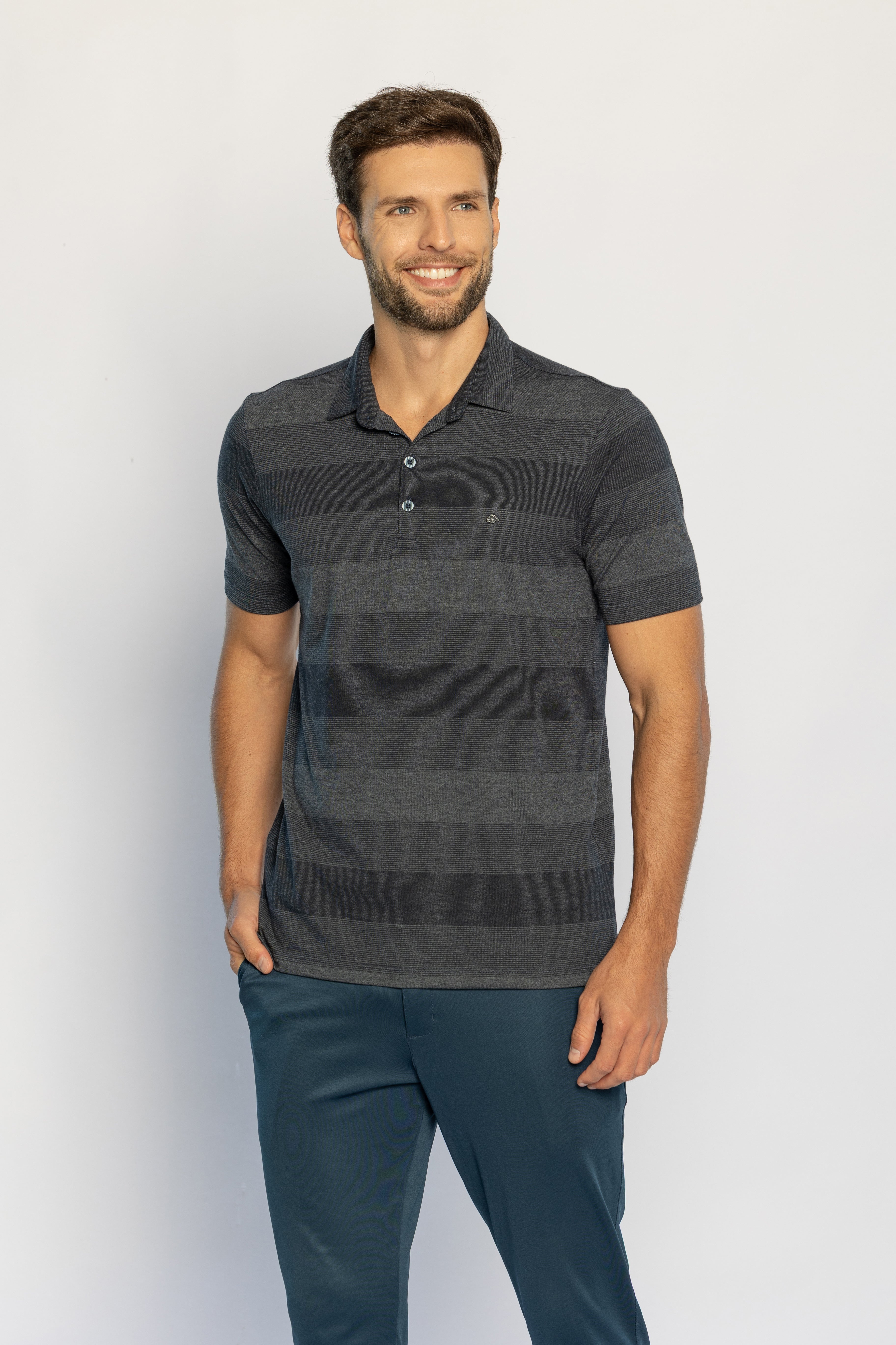 40229-CAMISETA MC GOLA POLO RAPPORT