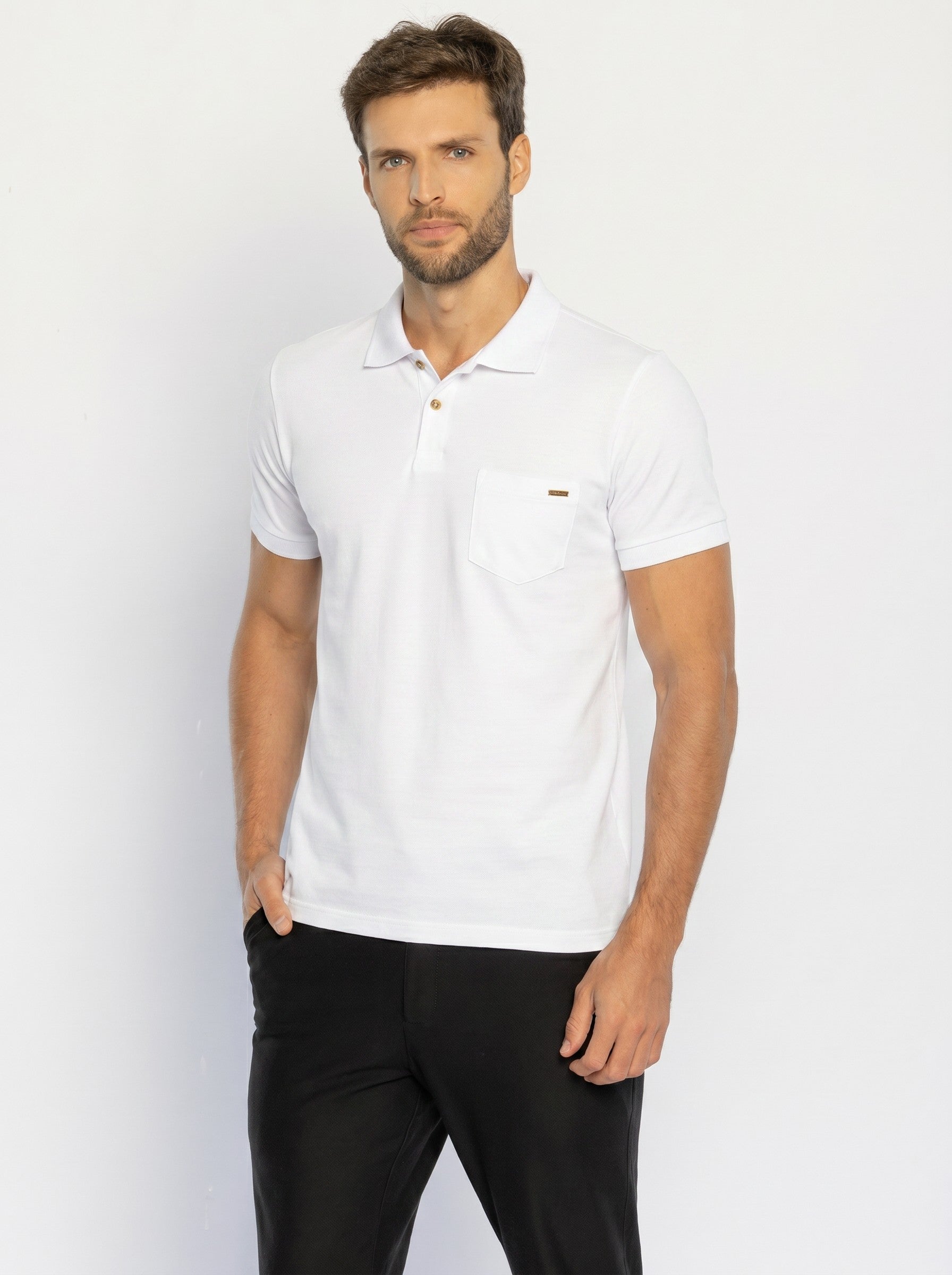 40231-CAMISETA MC GOLA POLO M.MALHA