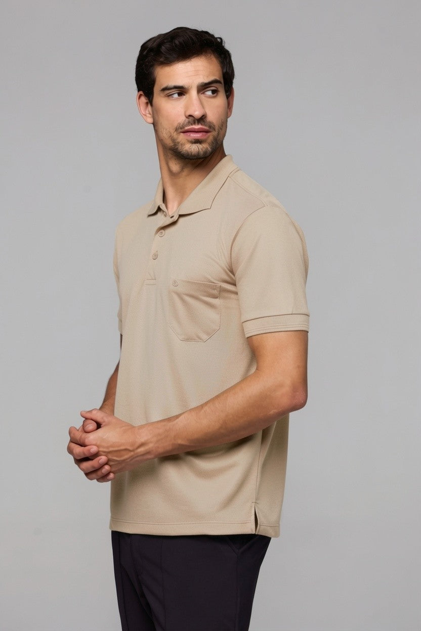43012 POLO BASICA PIQUET SPORT COM BOLSO MASC MC