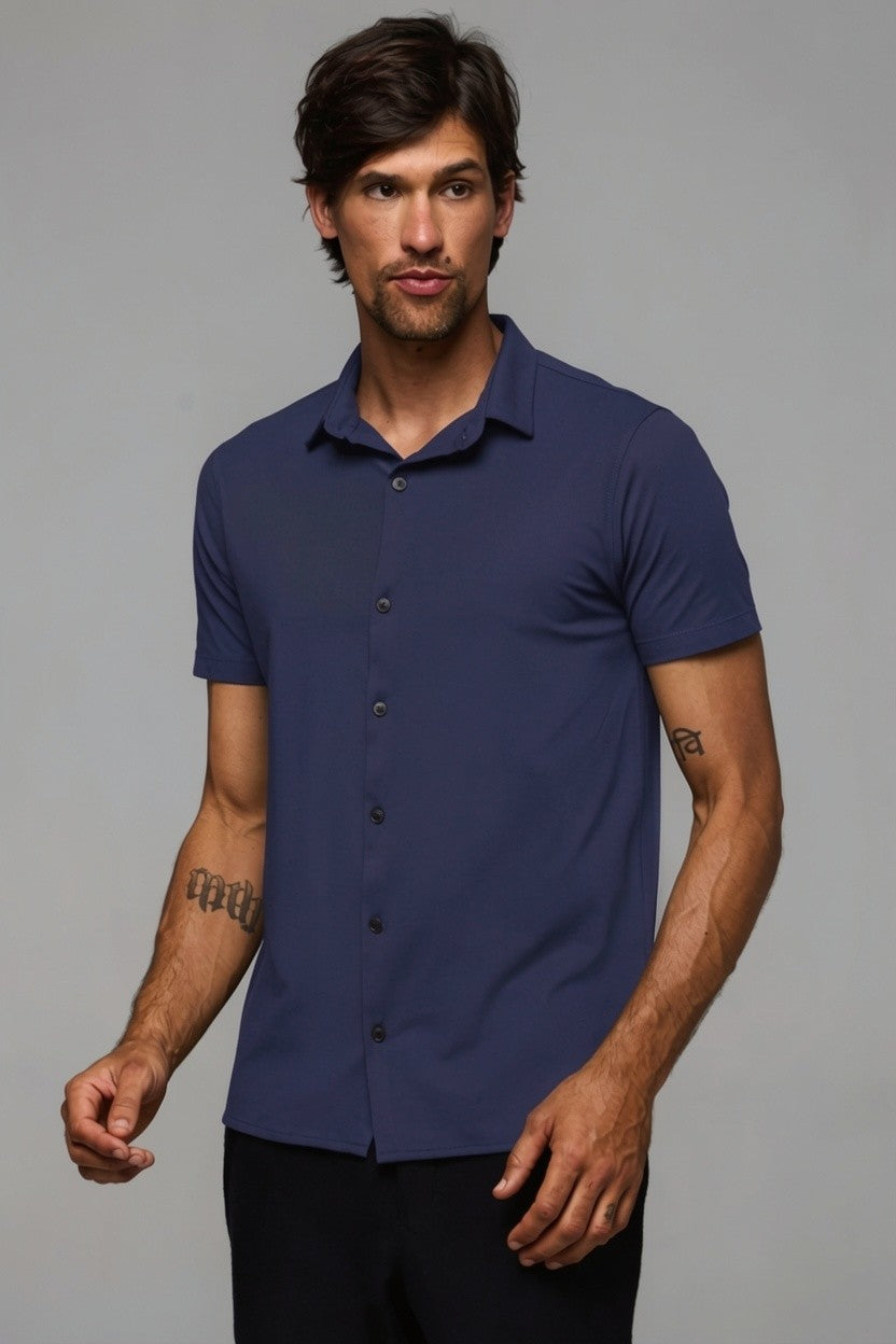 70003 CAMISA SOCIAL MASC MC PIQUET PALADIN
