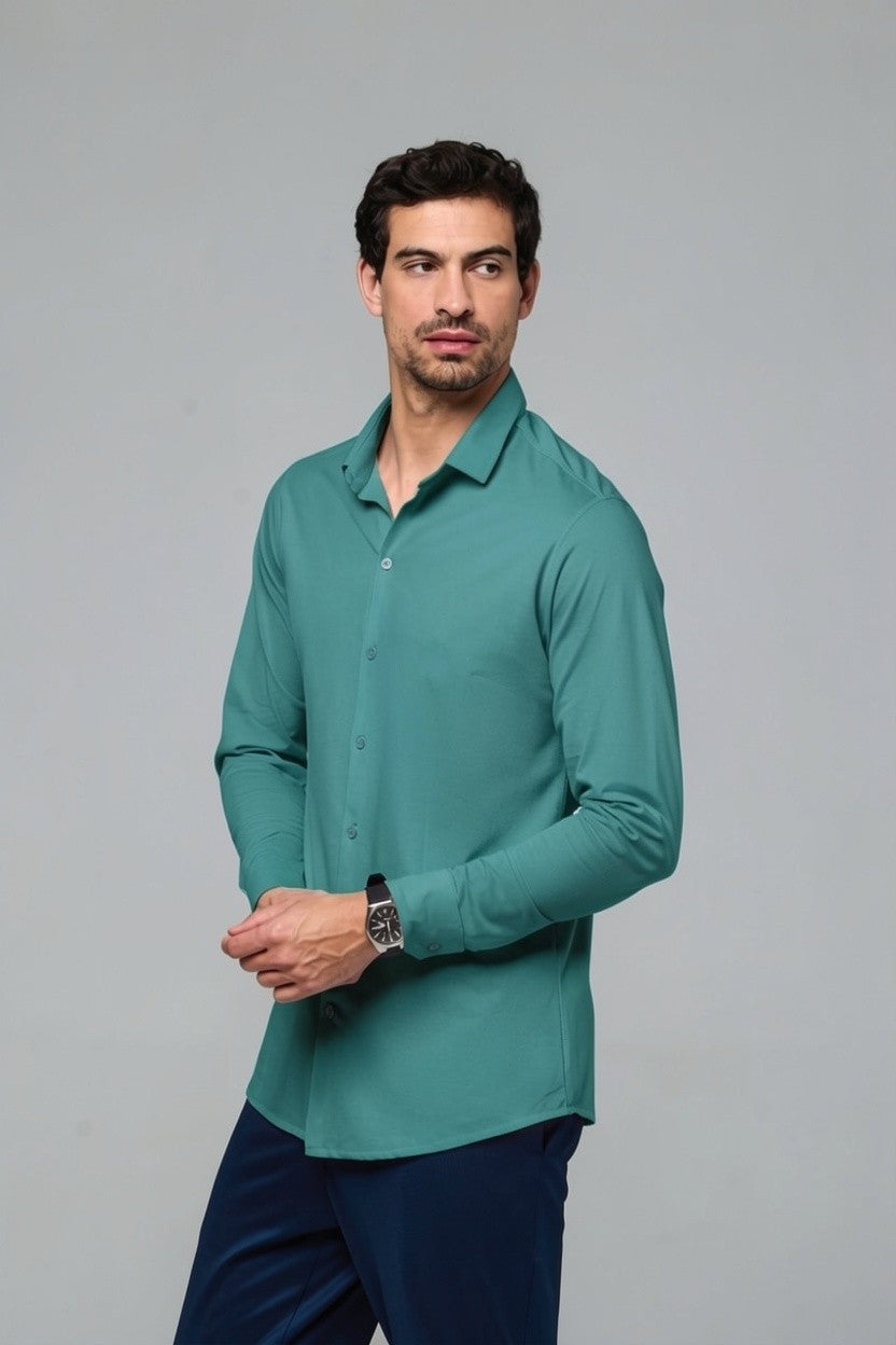 71035- CAMISA SOCIAL  MASC ML PIQUET PALADIN