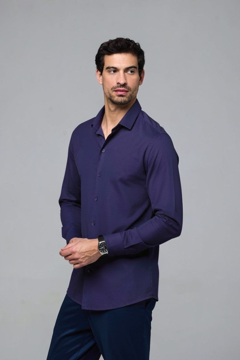 71035- CAMISA SOCIAL  MASC ML PIQUET PALADIN
