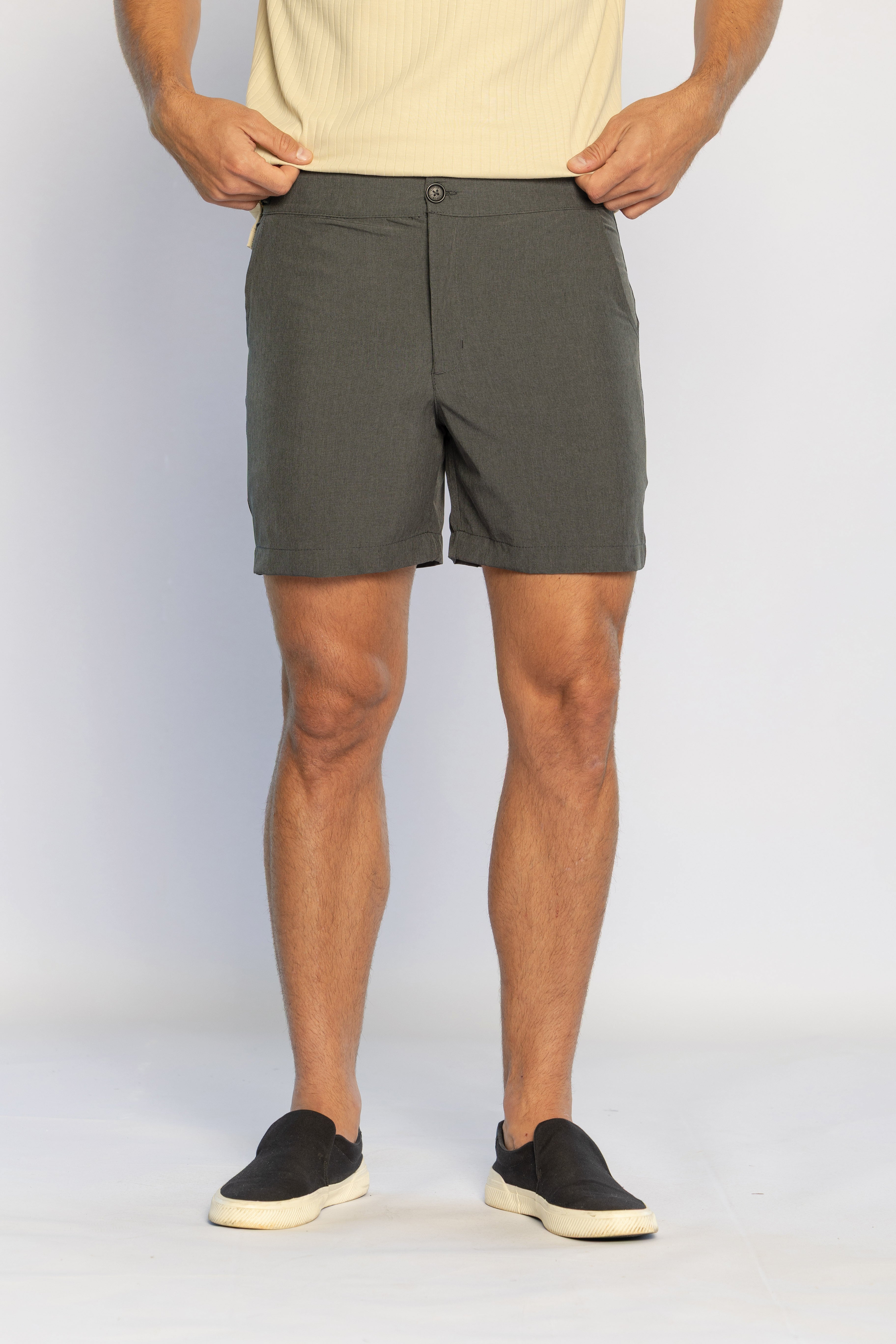 80020-BERMUDA SPORT FINO TACTEL MELANGE