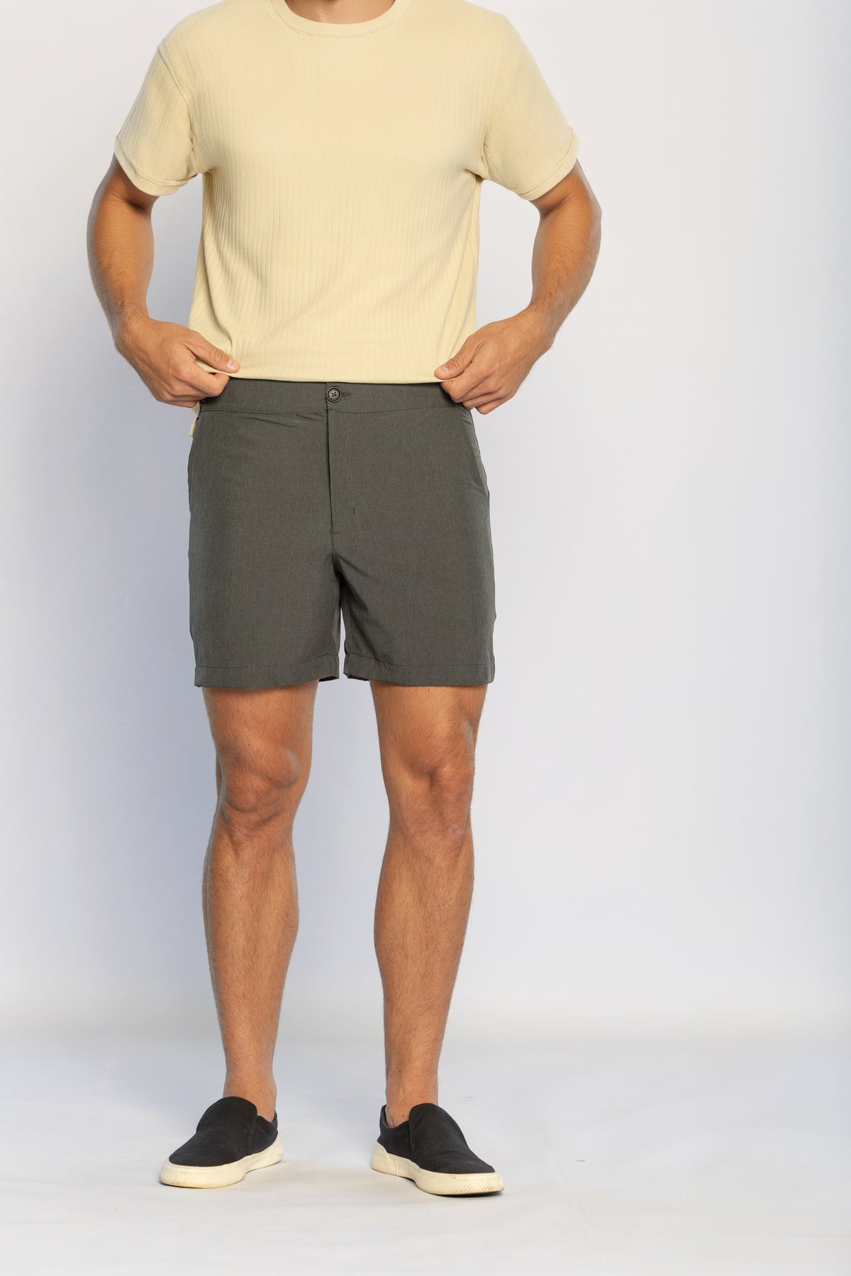80020-BERMUDA SPORT FINO TACTEL MELANGE